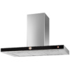 90CM BLACK GLASS WALL MOUNT HOOD DHB7952X
